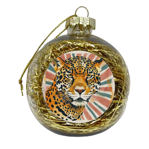 Leopard - xmas bauble by DejaReve