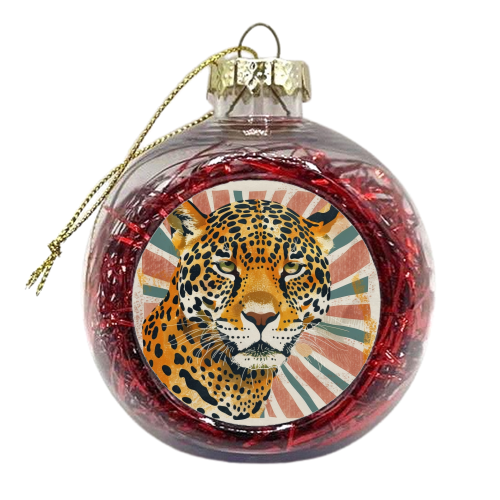 Leopard - xmas bauble by DejaReve