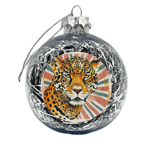 Leopard - xmas bauble by DejaReve