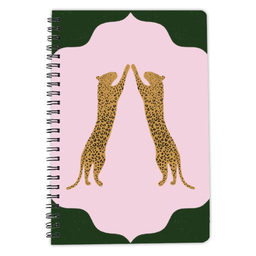 Leopards - personalised A4, A5, A6 notebook by Ella Seymour