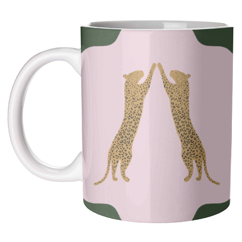 Leopards - unique mug by Ella Seymour