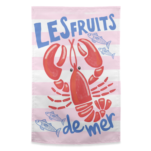 Les fruits de mer - funny tea towel by The Boy and the Bear
