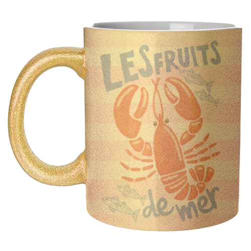 Les fruits de mer - unique mug by The Boy and the Bear