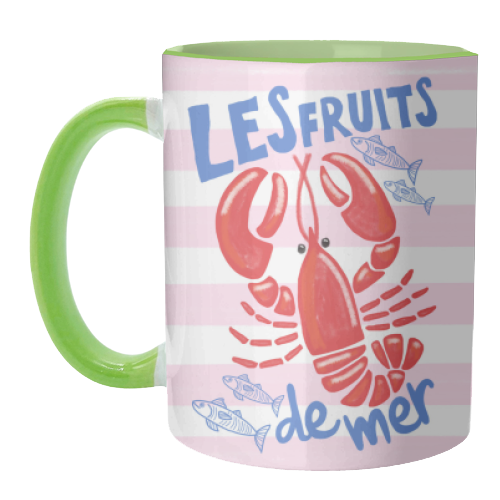 Les fruits de mer - unique mug by The Boy and the Bear