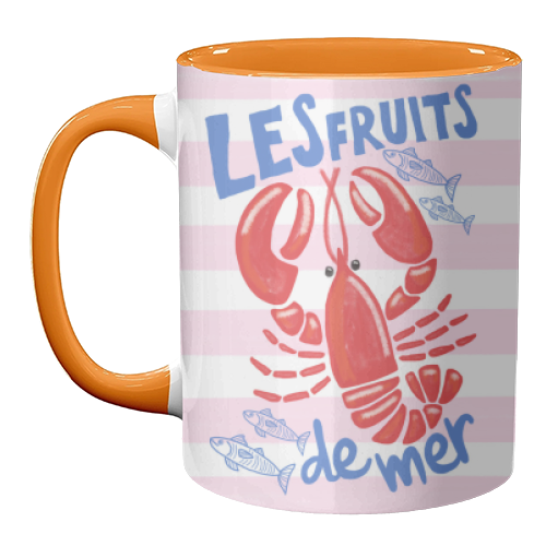 Les fruits de mer - unique mug by The Boy and the Bear