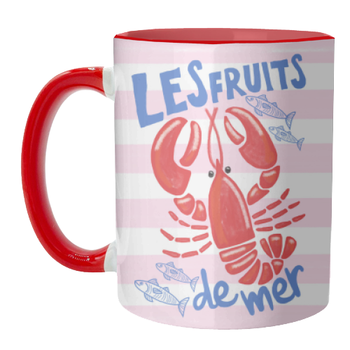 Les fruits de mer - unique mug by The Boy and the Bear