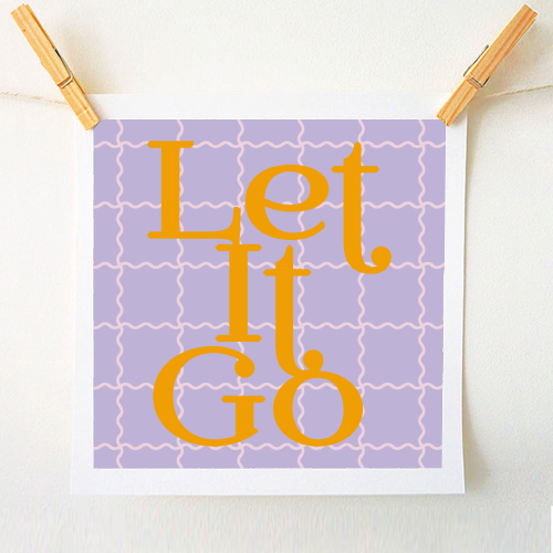 Let It Go - A1 - A4 art print by Daniela di Niro