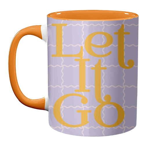 Let It Go - unique mug by Daniela di Niro