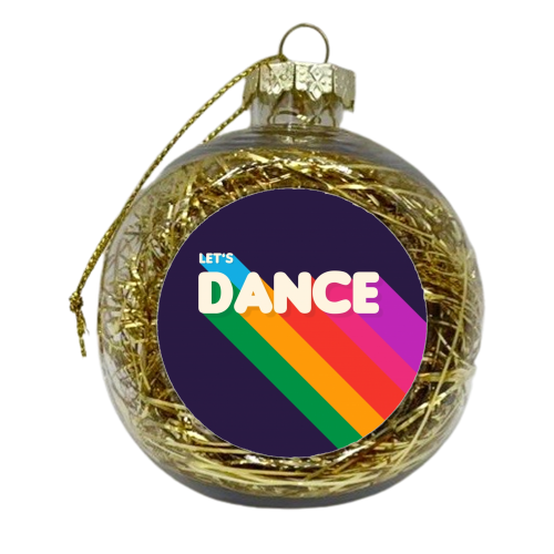 LET"S DANCE - xmas bauble by Ania Wieclaw
