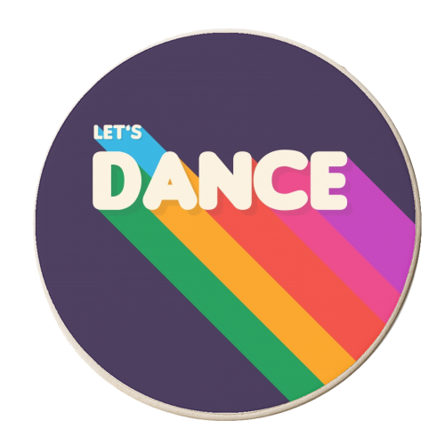 LET"S DANCE - personalised beer coaster by Ania Wieclaw