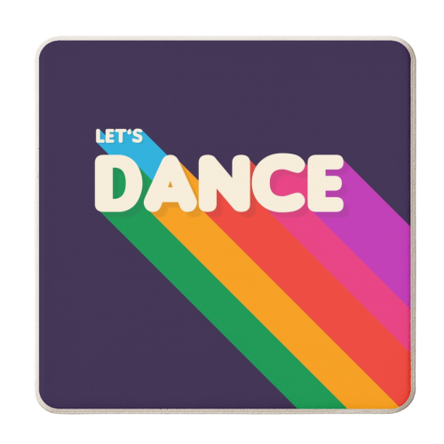 LET"S DANCE - personalised beer coaster by Ania Wieclaw