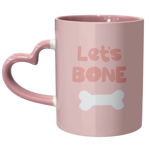 Let's Bone - unique mug by Giddy Kipper