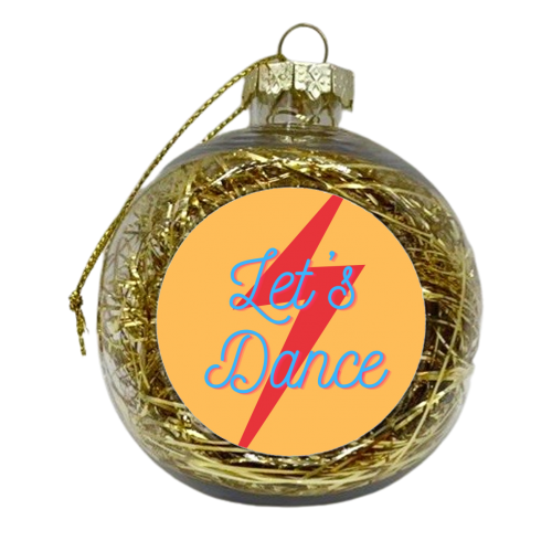 Let's dance bolt - xmas bauble by Proper Job Studio