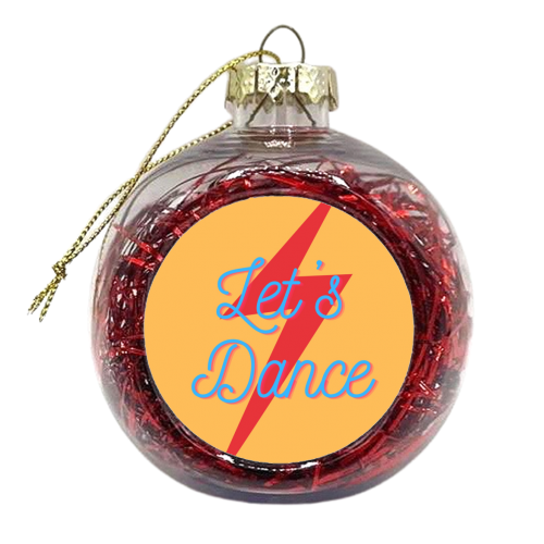 Let's dance bolt - xmas bauble by Proper Job Studio