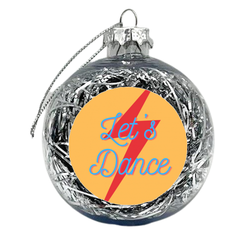 Let's dance bolt - xmas bauble by Proper Job Studio