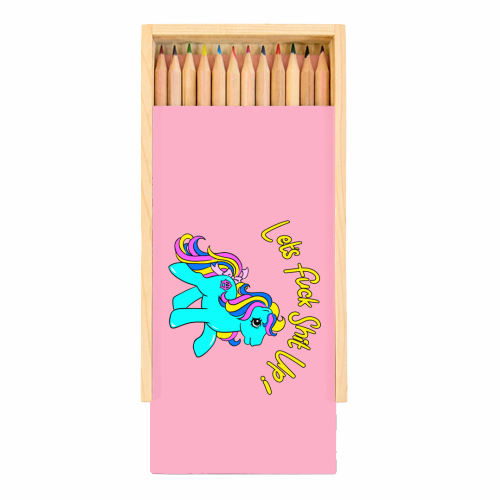 Let's Fuck Shit Up! - Coloured Pencils with Box by Bite Your Granny