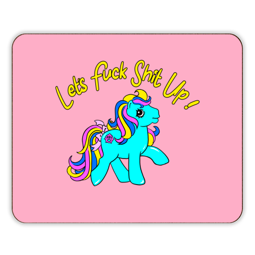 Let's Fuck Shit Up! - designer placemat by Bite Your Granny