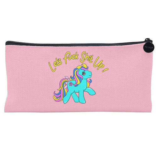 Let's Fuck Shit Up! - flat pencil case by Bite Your Granny