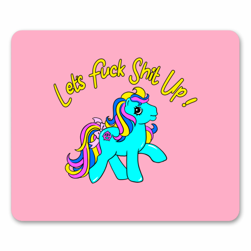 Let's Fuck Shit Up! - mouse mat by Bite Your Granny
