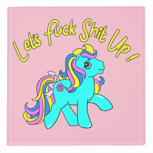 Let's Fuck Shit Up! - personalised beer coaster by Bite Your Granny