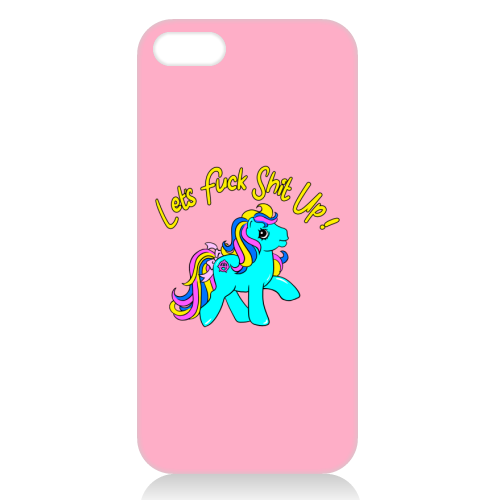 Let's Fuck Shit Up! - unique phone case by Bite Your Granny