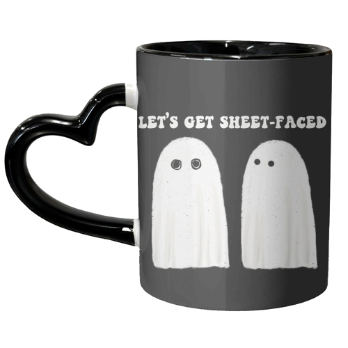 Let's Get Sheet-faced - unique mug by Giddy Kipper