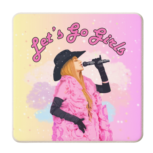 Let's Go Girls! - personalised beer coaster by DOLLY WOLFE