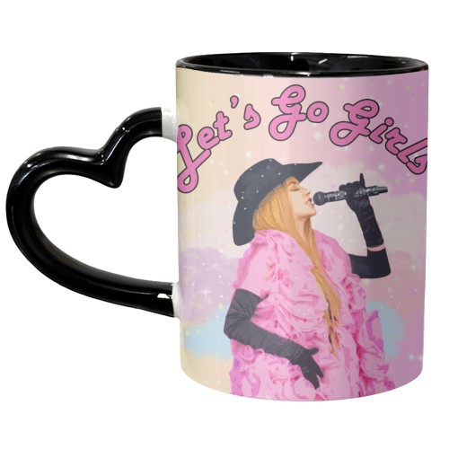 Let's Go Girls! - unique mug by DOLLY WOLFE