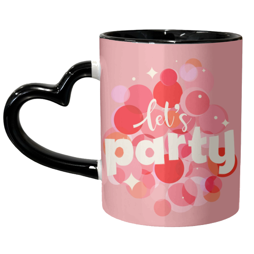 Let's Party - unique mug by Ania Wieclaw