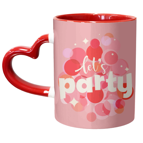 Let's Party - unique mug by Ania Wieclaw