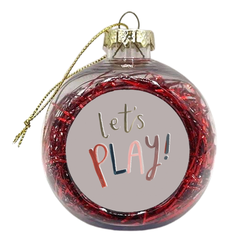 let's play - xmas bauble by lauradidthis