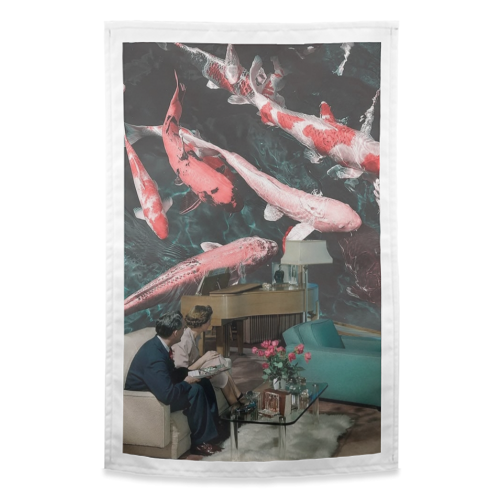 Let's pretend - funny tea towel by Antonieta