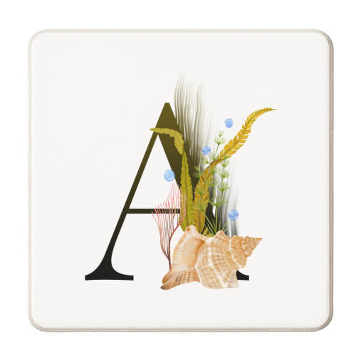 letter A - personalised beer coaster by Anastasios Konstantinidis