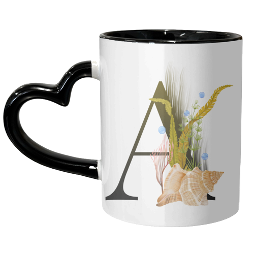 letter A - unique mug by Anastasios Konstantinidis