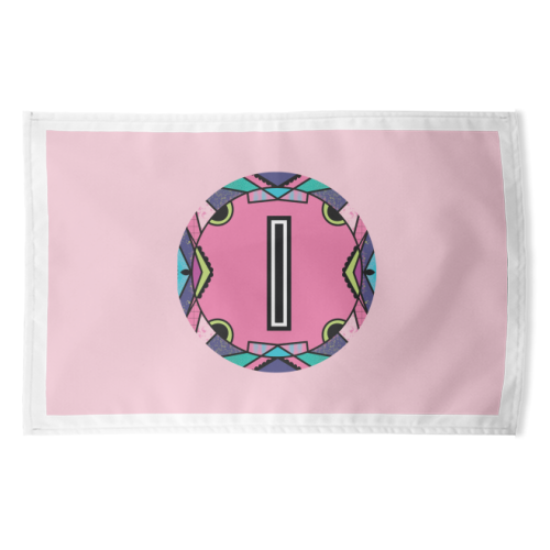 "LETTER I - is for "Idiotic Iguanas Insolently Illustrating Imbeciles" - funny tea towel by Mad Philomena