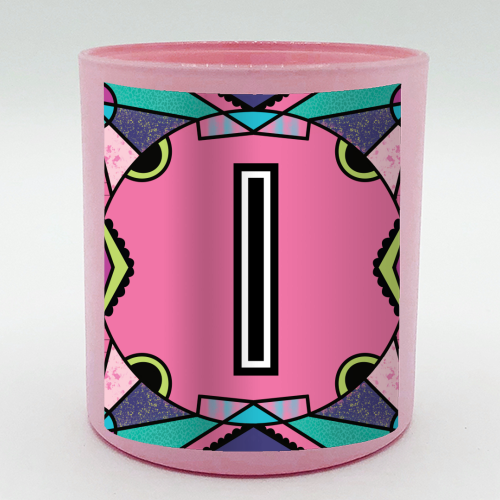 "LETTER I - is for "Idiotic Iguanas Insolently Illustrating Imbeciles" - scented candle by Mad Philomena