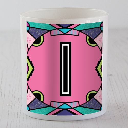 "LETTER I - is for "Idiotic Iguanas Insolently Illustrating Imbeciles" - scented candle by Mad Philomena