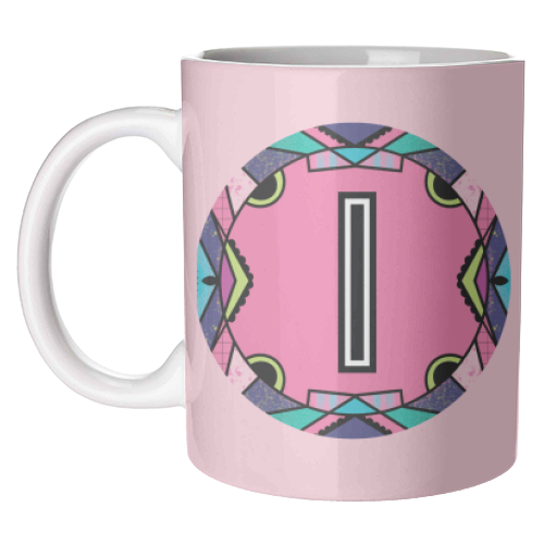 "LETTER I - is for "Idiotic Iguanas Insolently Illustrating Imbeciles" - unique mug by Mad Philomena