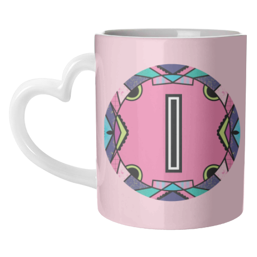 "LETTER I - is for "Idiotic Iguanas Insolently Illustrating Imbeciles" - unique mug by Mad Philomena