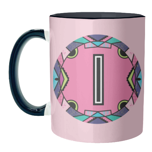 "LETTER I - is for "Idiotic Iguanas Insolently Illustrating Imbeciles" - unique mug by Mad Philomena