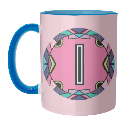 "LETTER I - is for "Idiotic Iguanas Insolently Illustrating Imbeciles" - unique mug by Mad Philomena
