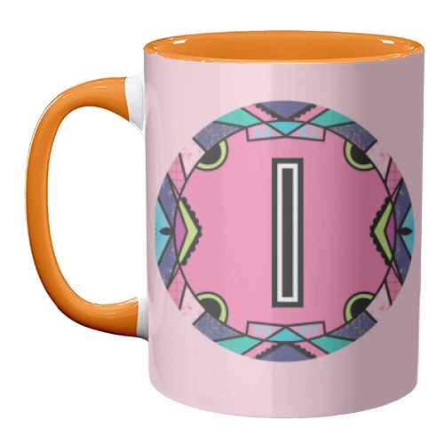 "LETTER I - is for "Idiotic Iguanas Insolently Illustrating Imbeciles" - unique mug by Mad Philomena