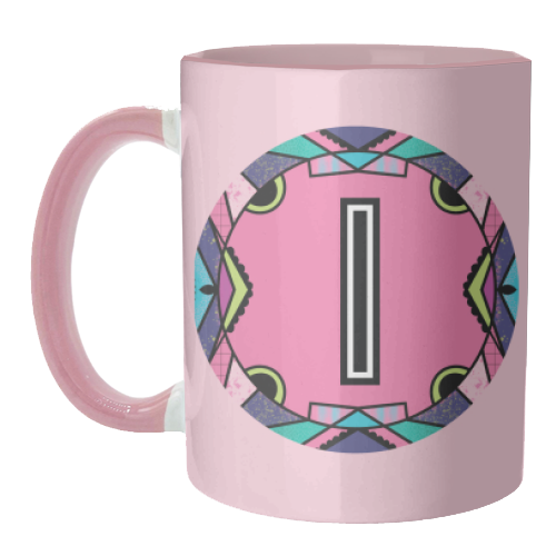 "LETTER I - is for "Idiotic Iguanas Insolently Illustrating Imbeciles" - unique mug by Mad Philomena