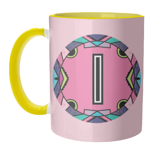 "LETTER I - is for "Idiotic Iguanas Insolently Illustrating Imbeciles" - unique mug by Mad Philomena
