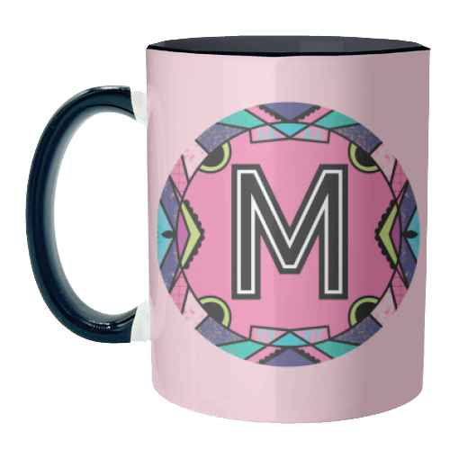 LETTER M - is for Marvellous Magical Mice Mostly Mending Mittens - unique mug by Mad Philomena