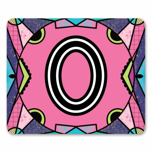 Letter O - is for Overtly Outrageous Orangutans - mouse mat by Mad Philomena