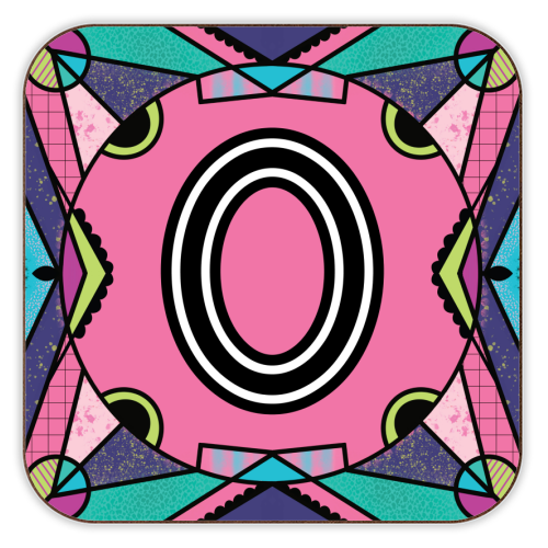 Letter O - is for Overtly Outrageous Orangutans - personalised beer coaster by Mad Philomena