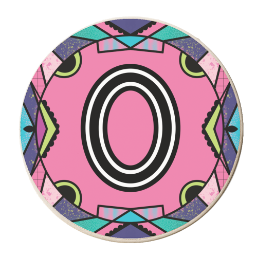 Letter O - is for Overtly Outrageous Orangutans - personalised beer coaster by Mad Philomena