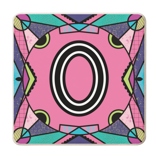 Letter O - is for Overtly Outrageous Orangutans - personalised beer coaster by Mad Philomena