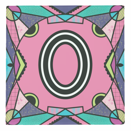 Letter O - is for Overtly Outrageous Orangutans - personalised beer coaster by Mad Philomena